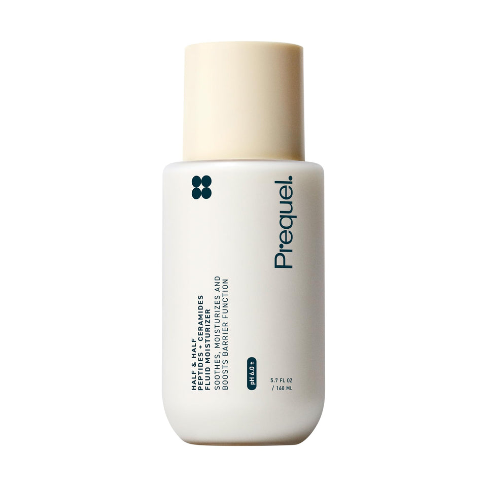 Prequel front packaging showing bottle and minimal labeling for easy identification and trust