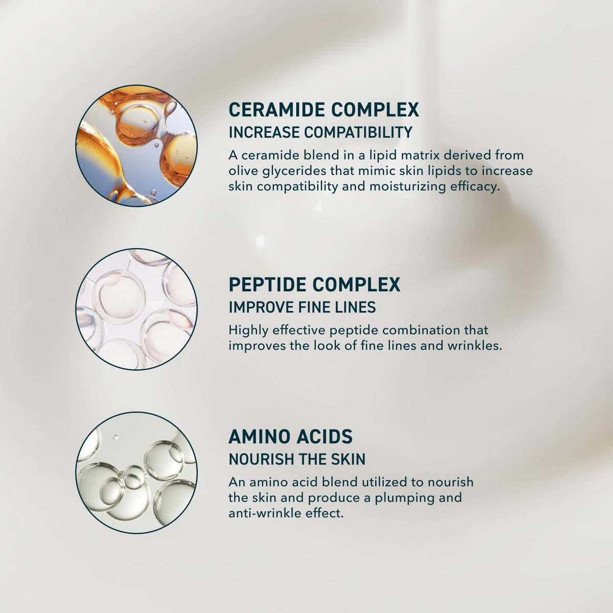 Prequel pouring lightweight fluid moisturizer demonstrating smooth, fast-absorbing texture