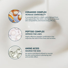 Prequel pouring lightweight fluid moisturizer demonstrating smooth, fast-absorbing texture