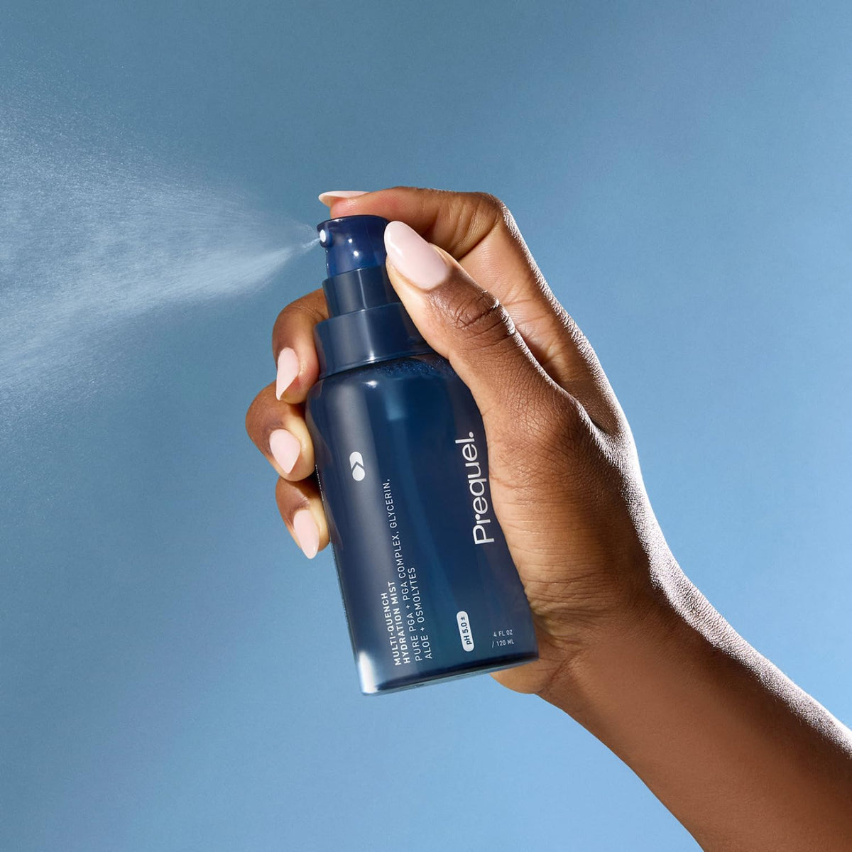 Prequel ingredient focus PGA glycerin aloe, supports moisture retention benefit