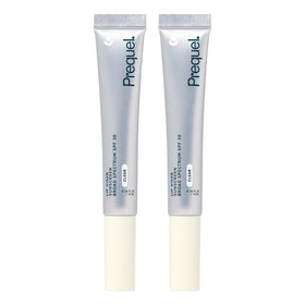Prequel Lip Visor front packaging showing SPF 30 and clear balm benefit