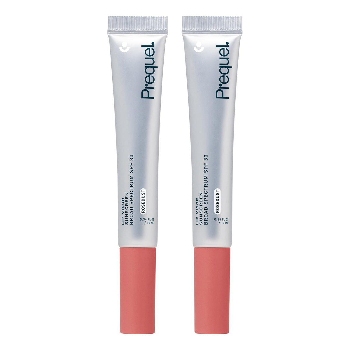 Prequel Lip Visor front packaging showing tint and SPF benefits