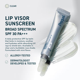 Prequel Lip Visor twist-up stick revealing product for easy application