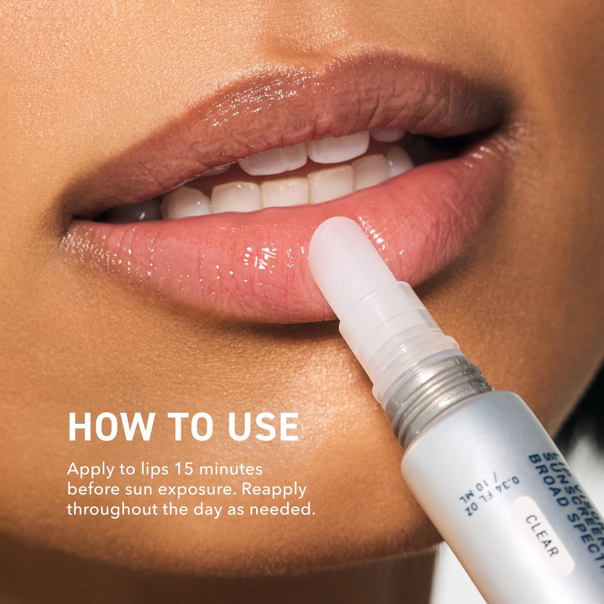Prequel Lip Visor two-pack in travel bag emphasizing convenient reapplication