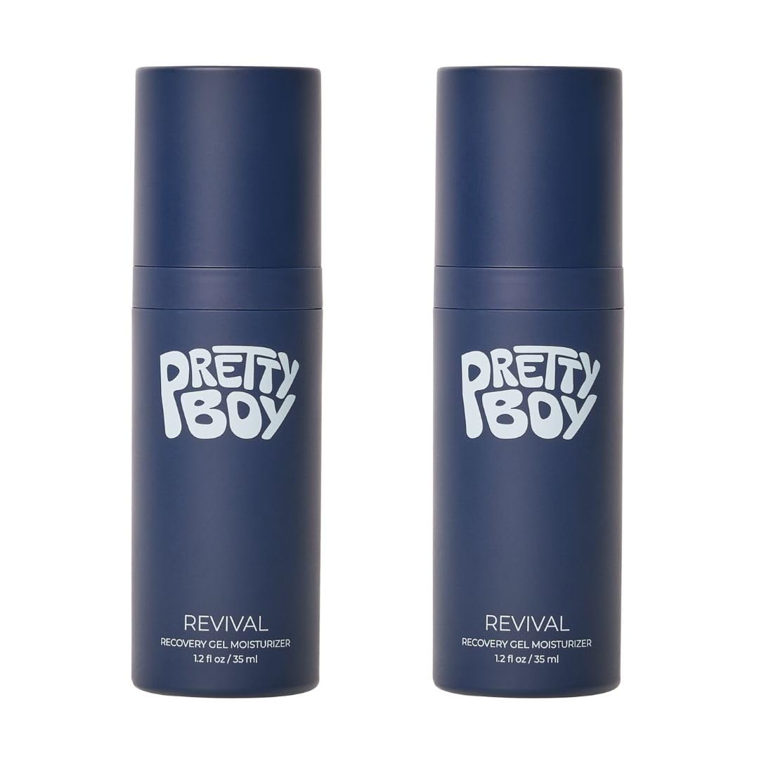 Prettyboy front packaging showing bottle and hydrating benefit