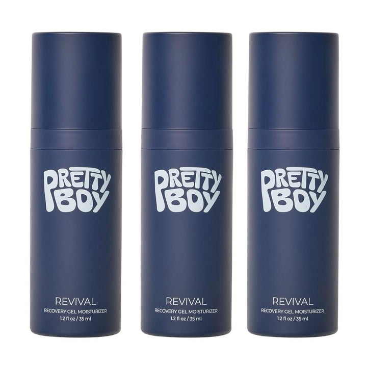 PrettyBoy front packaging showing the 3-count box and branding, conveys trust
