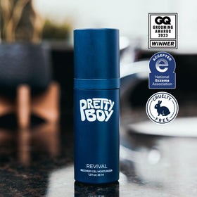 PrettyBoy in outdoor lifestyle setting showing non-greasy protection benefits