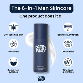 Prettyboy products beside a coin for size and travel-friendly benefit