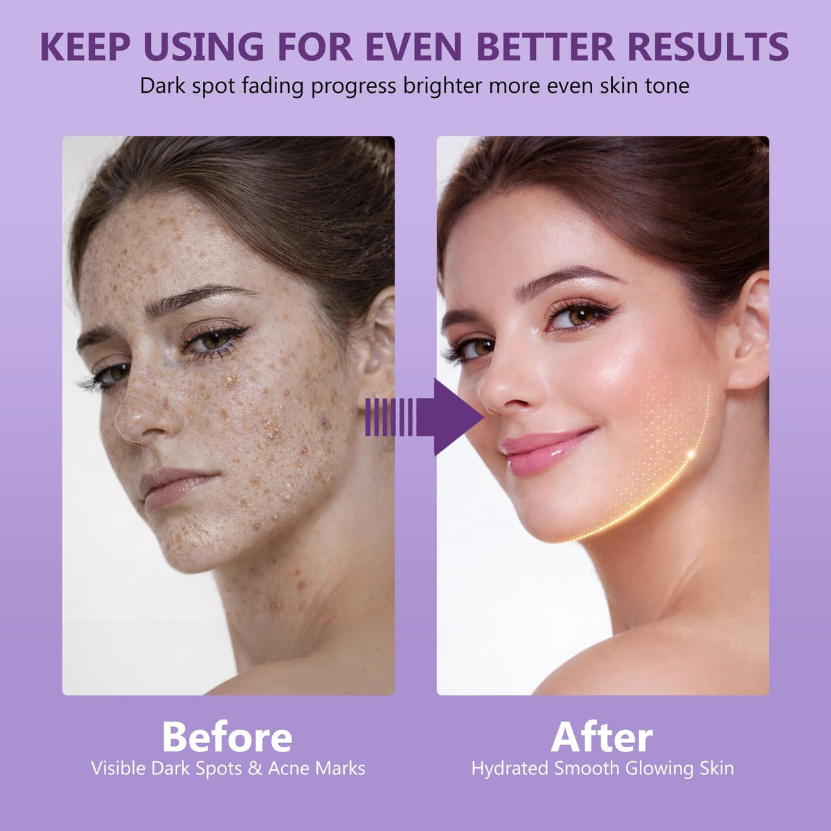 Prettypum applying serum to face and neck for even coverage