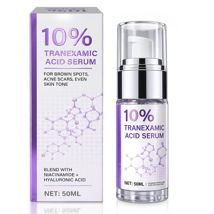 Prettypum front packaging showing serum and benefits