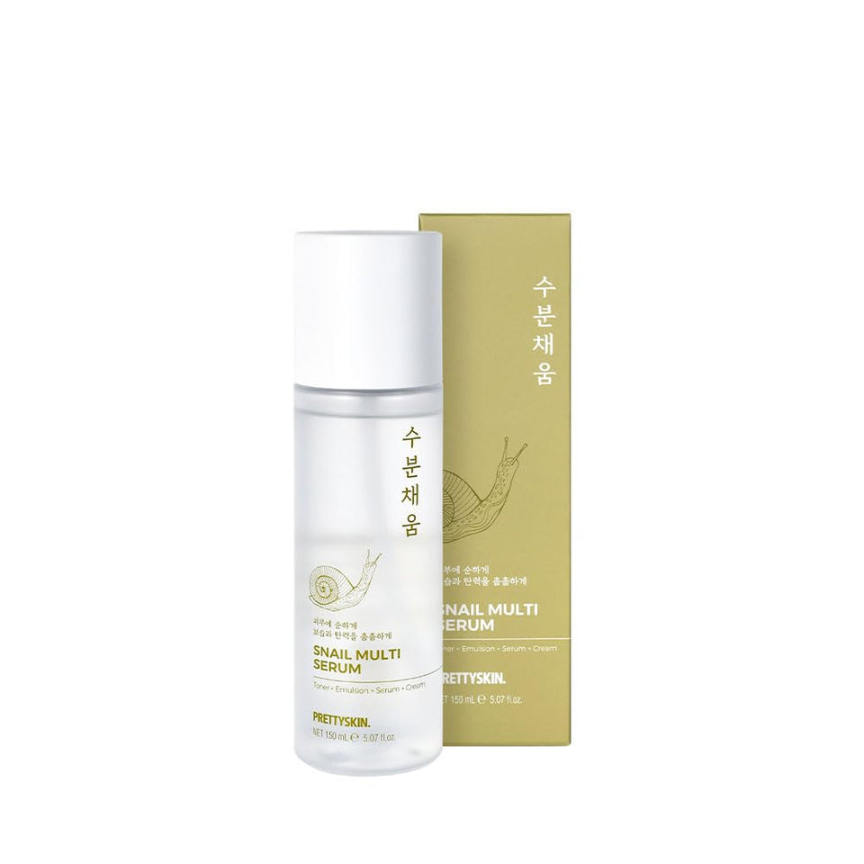 PRETTYSKIN front bottle view showing sleek packaging and product benefit
