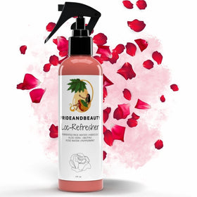 PRIDE AND BEAUTY misting spray in use refreshing locs and scalp