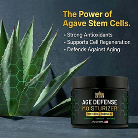 Primal Crown agave stem cell ingredient visual conveying plant-based antioxidant