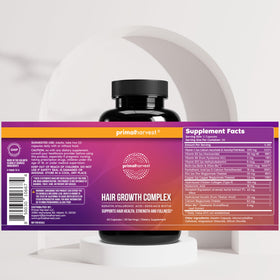 Primal Harvest capsules on a palm to show serving size clarity