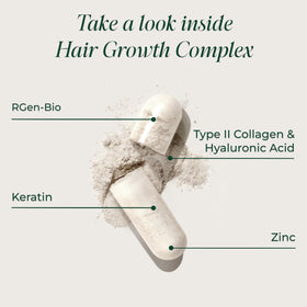Primal Harvest ingredient label photo highlighting biotin and collagen