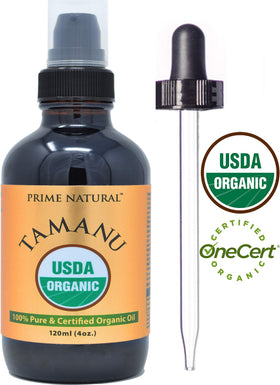 PRIME NATURAL amber bottle with pump and glass dropper for precise dosing