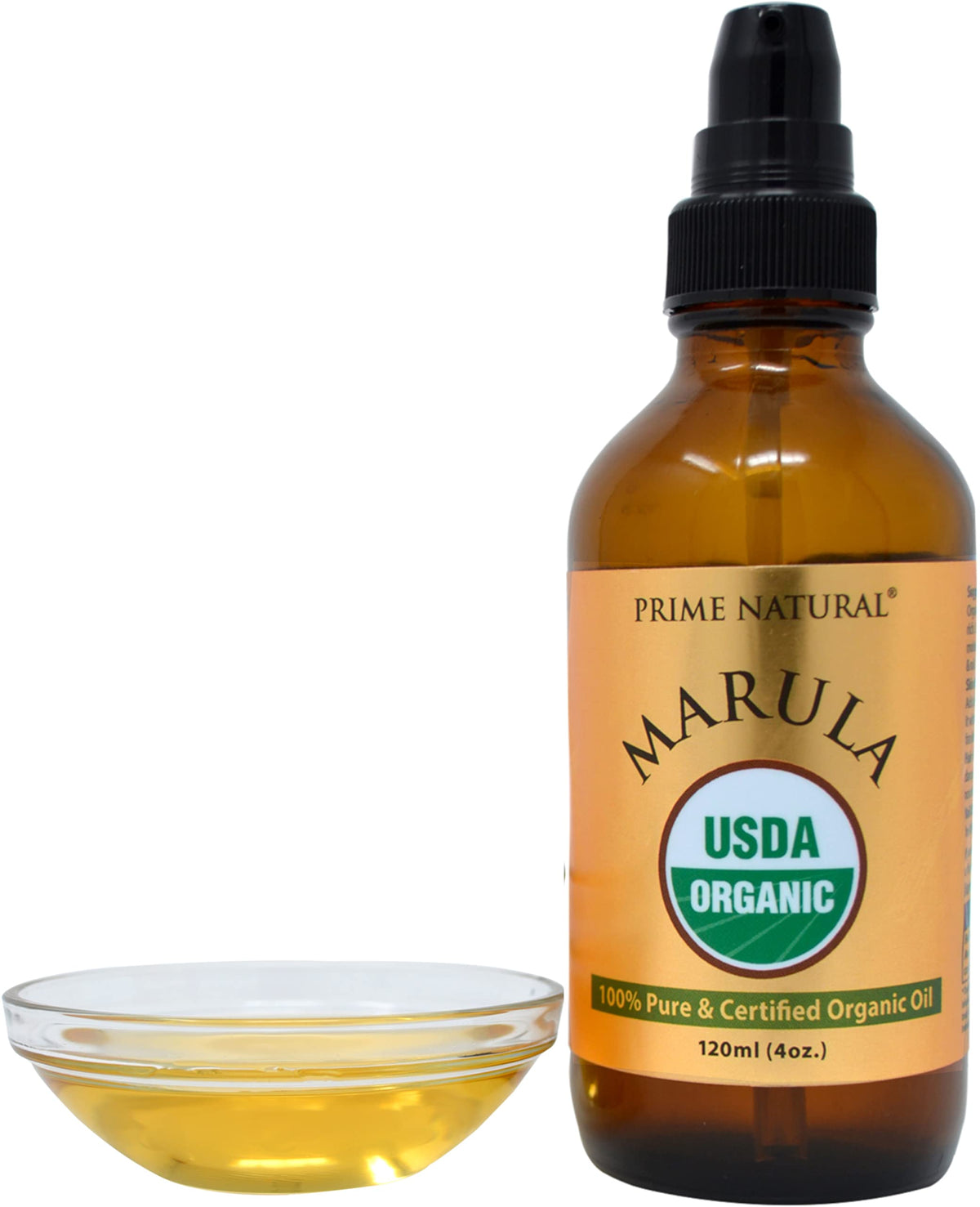 PRIME NATURAL applied to hair ends to smooth and add shine benefit