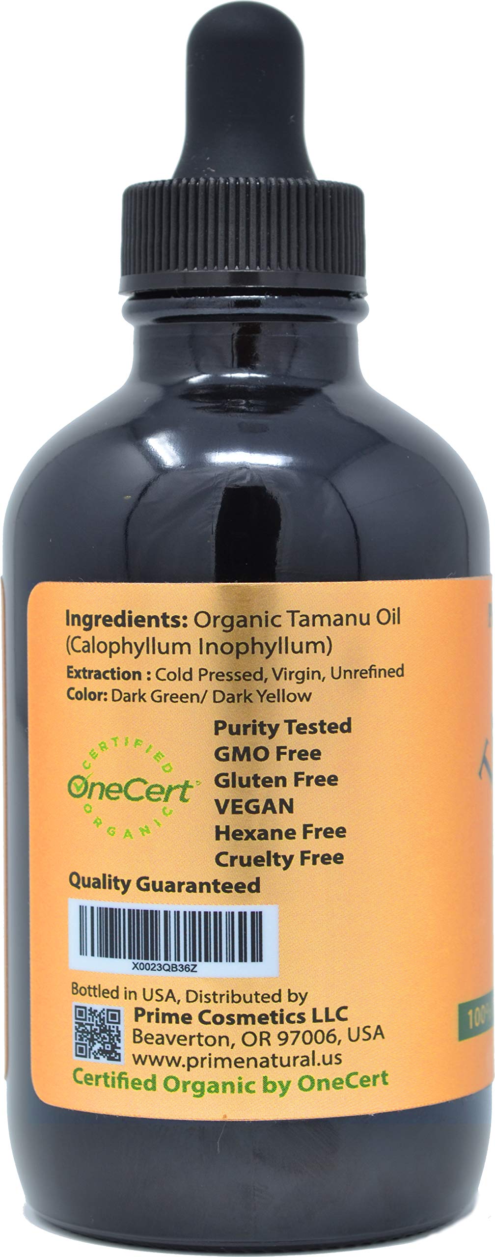 PRIME NATURAL oil texture close-up showing smooth consistency and absorption