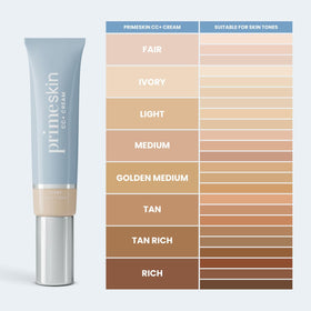 Prime Prometics applied with fingertips for seamless blend and natural look
