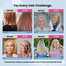 PRIME PROMETICS before and after scale showing visible volume benefit