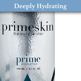 PRIME PROMETICS close-up of liquid texture highlighting lightweight hydration