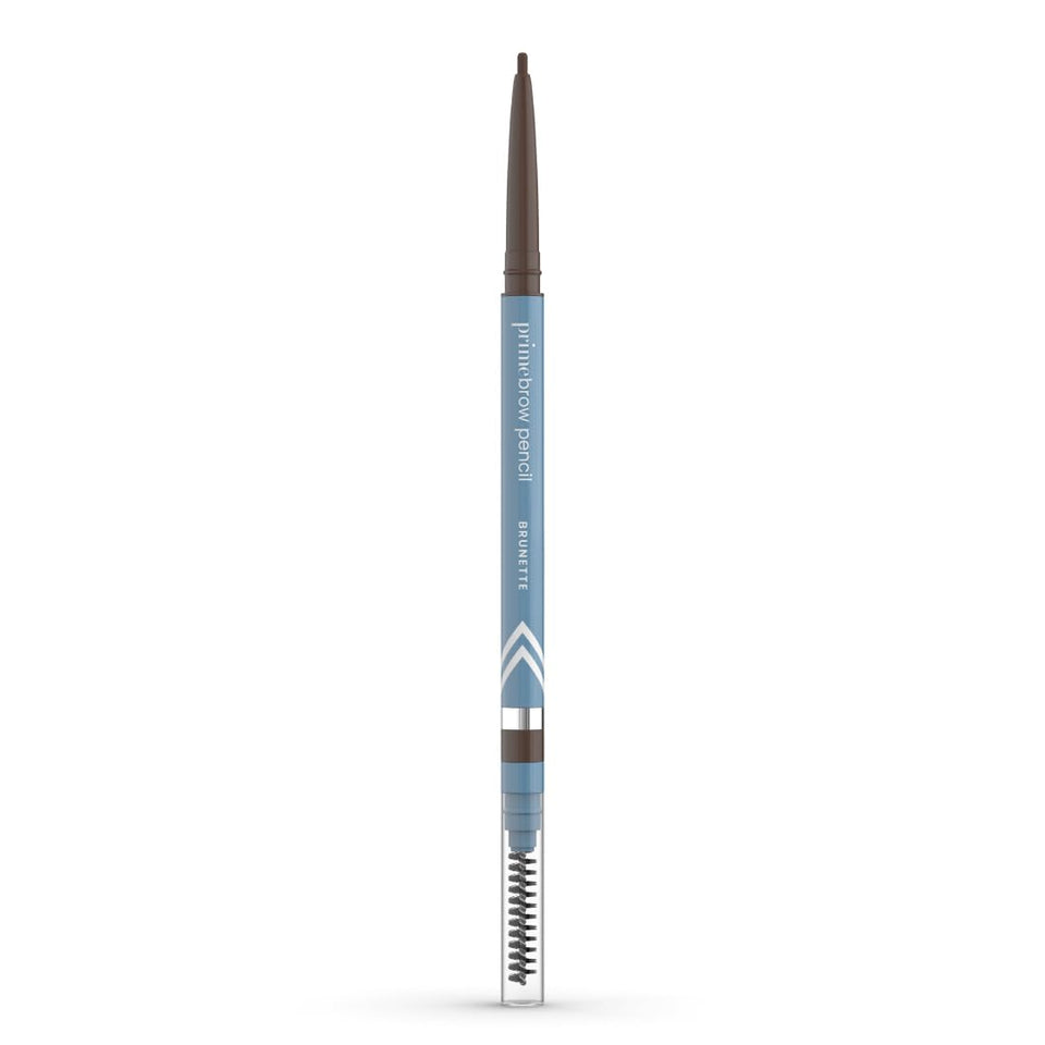 Prime Prometics front packaging showing brunette pencil and logo, conveys polished brows