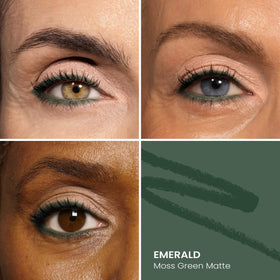 PRIME PROMETICS close-up of PrimeEyes Emerald fortified tip for precise, effortless lines