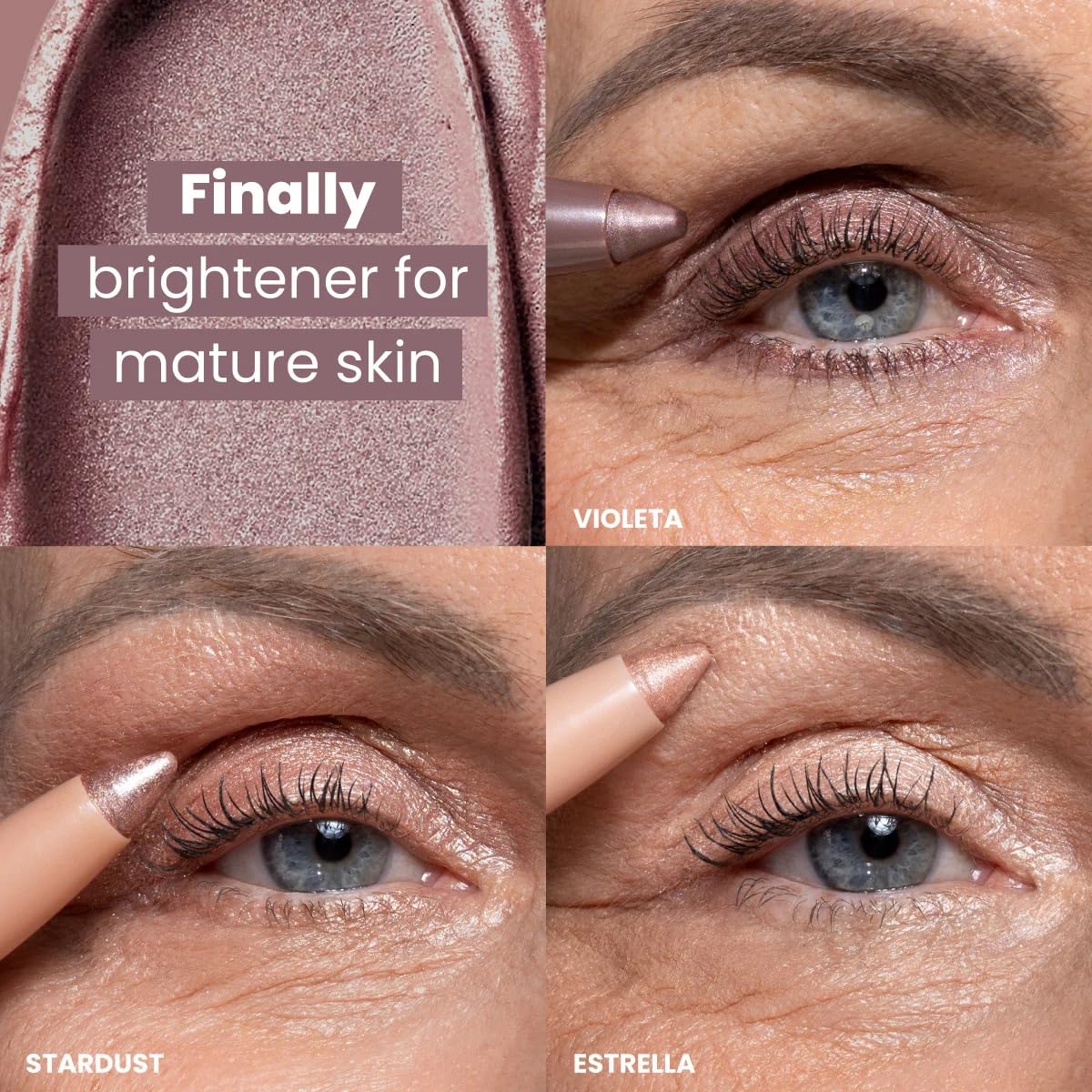 Prime Prometics close-up of the creamy eye stick tip and smooth glide