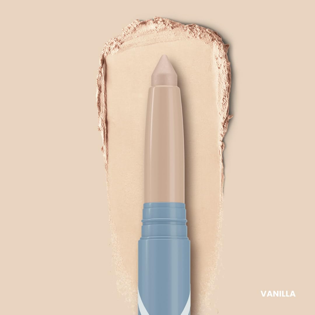 PRIME PROMETICS arm swatch of PrimeEyes Vanilla showing buildable color