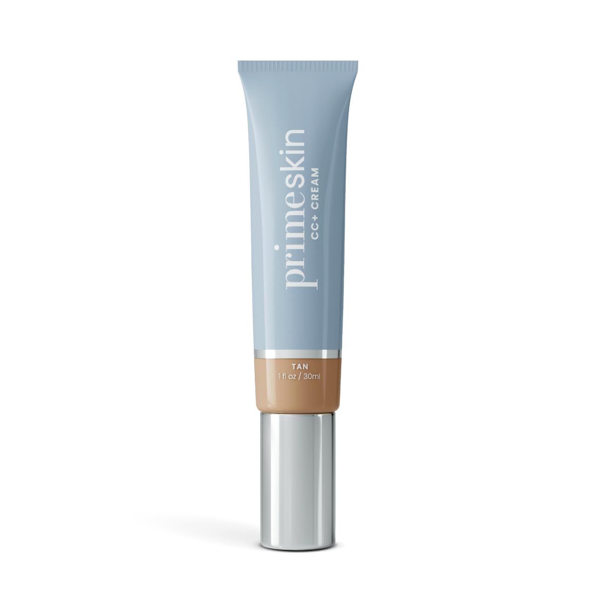 Prime Prometics front packaging showing Tan shade and benefits