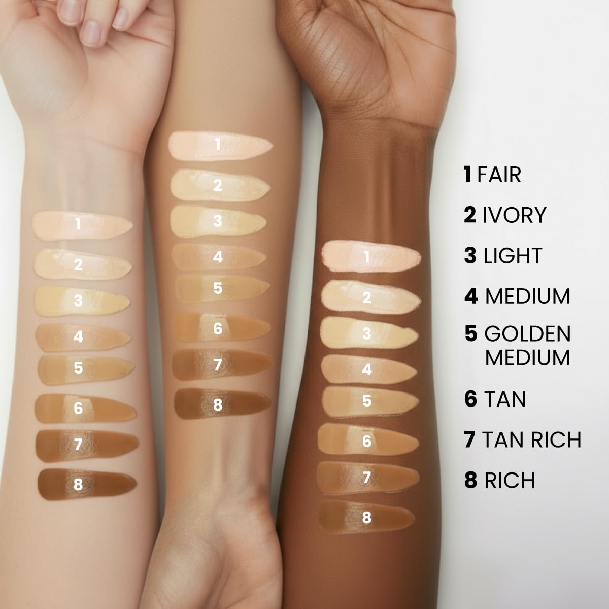 Prime Prometics on model blending cream showing natural coverage benefit