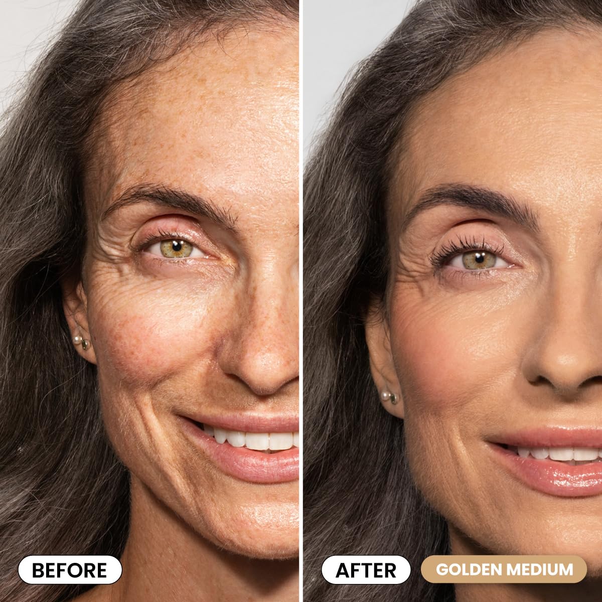 Prime Prometics texture close-up demonstrating smooth liquid-to-powder finish