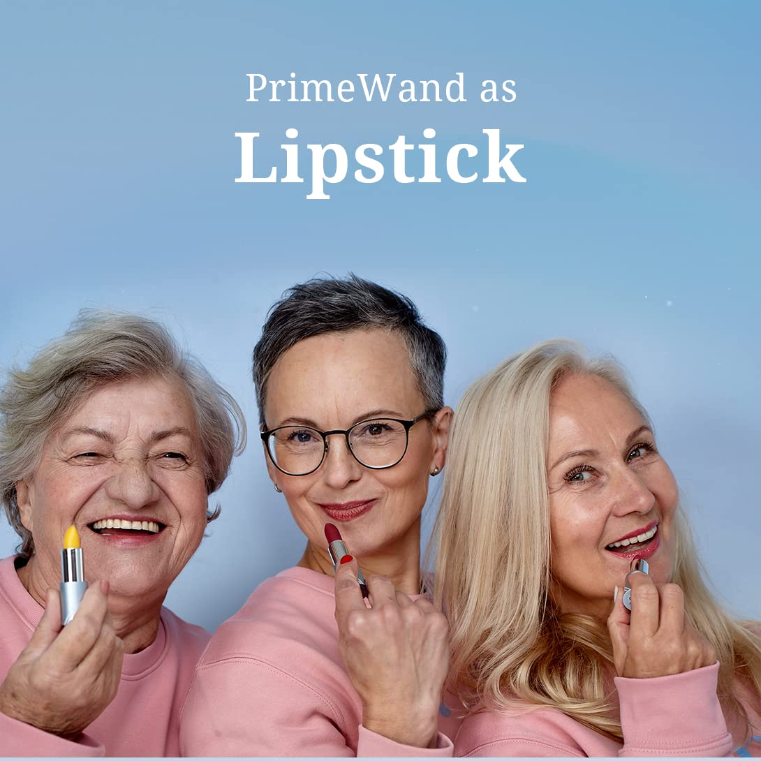 PRIME PROMETICS lip application demonstrating buildable color benefit