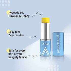 Prime Prometics twist-up stick detail demonstrating easy, mess-free application benefit
