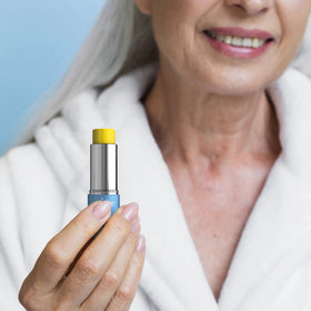 Prime Prometics used on neck and hands to hydrate and soften skin benefit