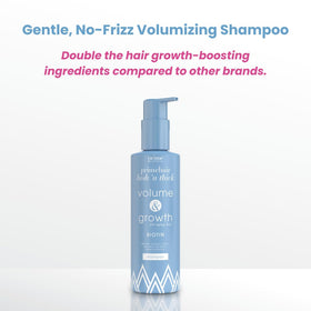 PRIME PROMETICS pump dispensing shampoo demonstrating easy use