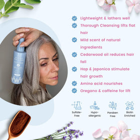 PRIME PROMETICS creamy lather texture for gentle hydration benefit