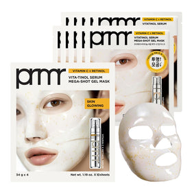 Primera front packaging showing Vitatinol mask set and benefits