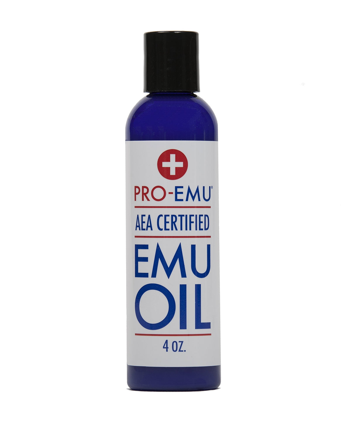Pro Emu bottle front view showing pure oil and deep moisturizing benefits