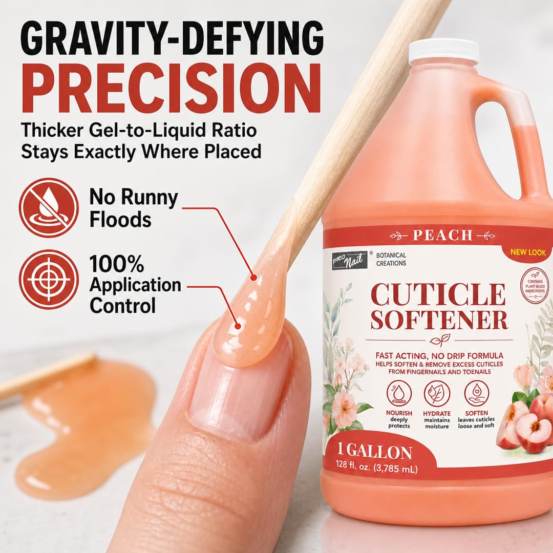 PRO NAIL creamy texture close-up highlighting smooth consistency for easy cuticle softening