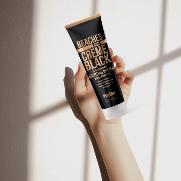 Pro Tan application on arm demonstrating smooth blend and even color development