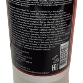 Pro Tan ingredients display with carrot root and tea for antioxidant care