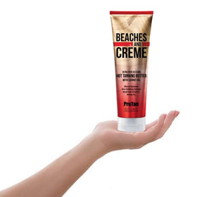 Pro Tan label close-up highlighting active ingredients and directions