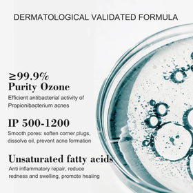 PrO3 glass dropper dispensing oil onto fingertip for precise topical application benefit