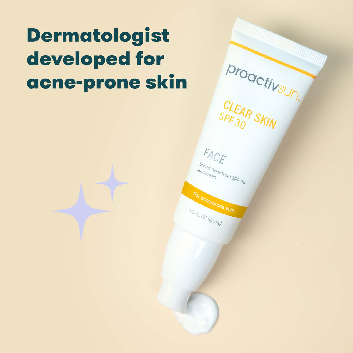 Proactiv being applied to cheek demonstrating non-greasy feel