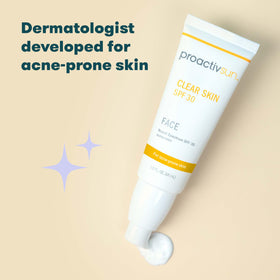 Proactiv being applied to cheek demonstrating non-greasy feel