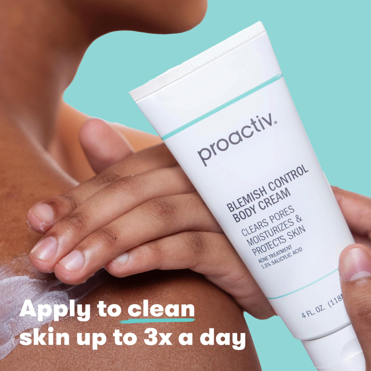 Proactiv ingredients label highlighting salicylic acid and hydrating actives