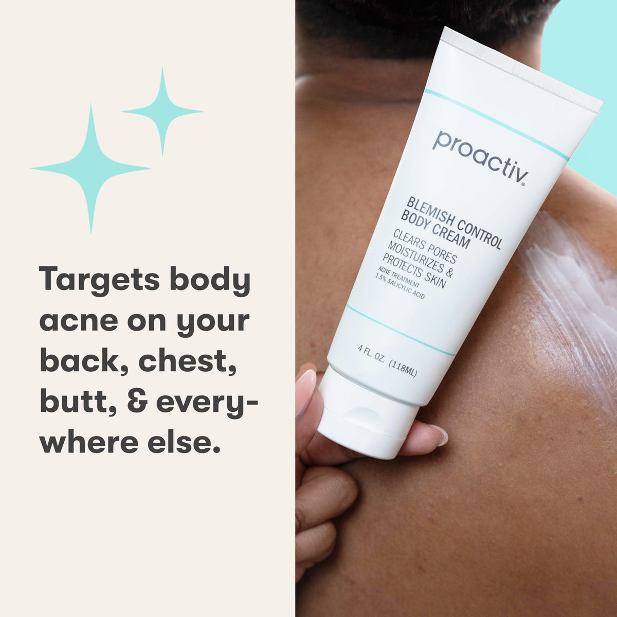 Proactiv pump and cap detail illustrating easy dispensing benefit