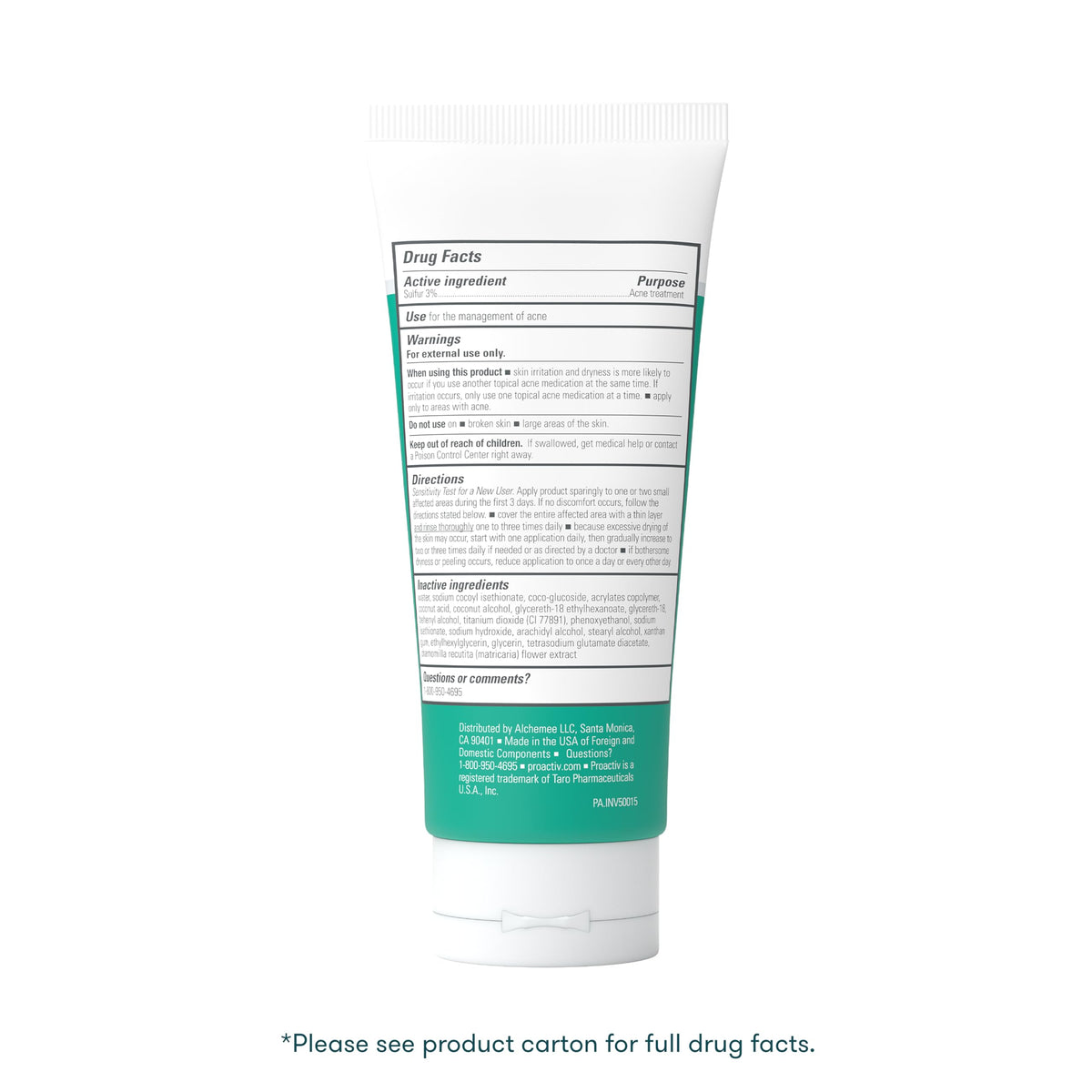 Proactiv Clean texture close-up of creamy sulfur cleanser illustrating mild, soothing formula