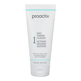 Proactiv front packaging showing bottle and label for clear brand identification and use.